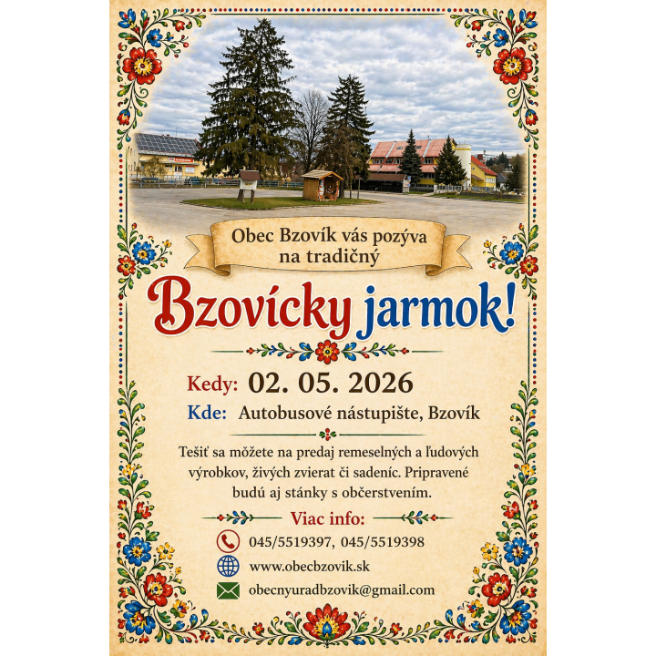 Bzovícky jarmok 02. 05. 2026
